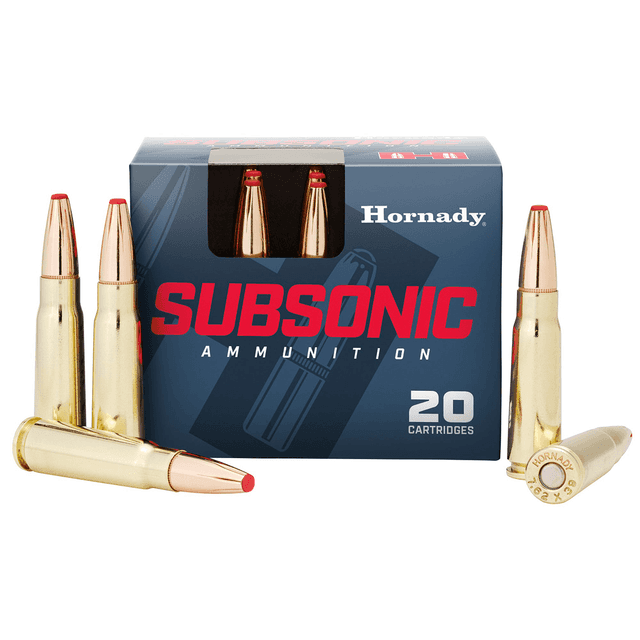 Hornady 80787 Subsonic Rifle 7.62x39mm 255gr Sub X 20 Per Box Hornady 80787 Subsonic Rifle 7.62x39mm 255gr Sub X 20 Per Box