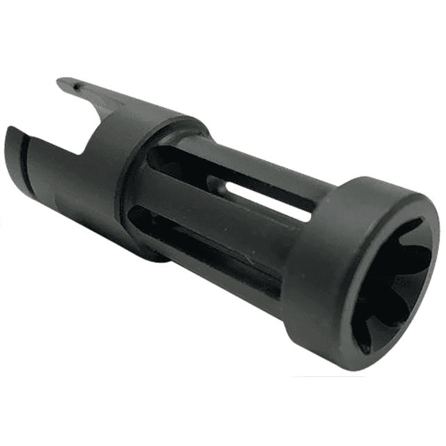 Samson Flash Hider, Black Oxide Stainless Steel with 2.50" OAL & .860" Diameter for Ruger 10/22 - 040606203 Samson Flash Hider, Black Oxide Stainless Steel with 2.50" OAL & .860" Diameter for Ruger 10/22 - 040606203