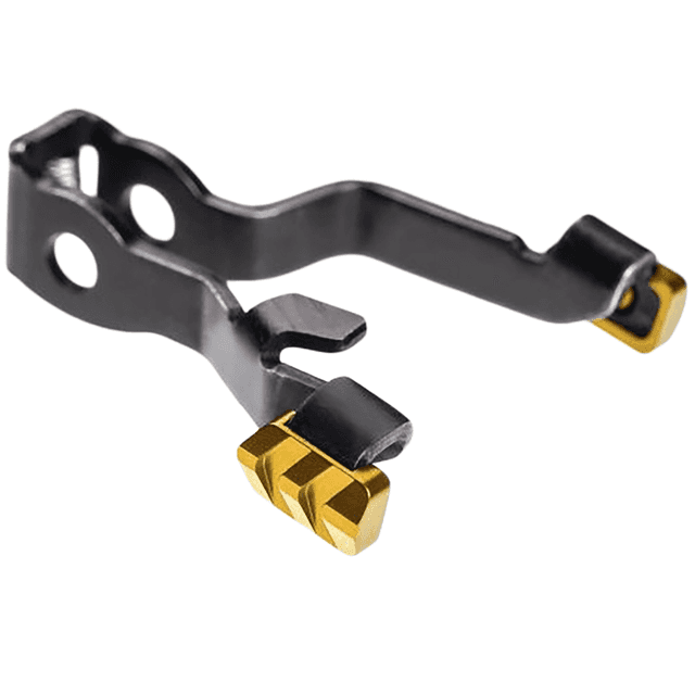 Tyrant CNC Extended Slide Release, Gold 6061 Aluminum 9mm Glock Gen5 - TDGSTOP5GOLD Tyrant CNC Extended Slide Release, Gold 6061 Aluminum 9mm Glock Gen5 - TDGSTOP5GOLD