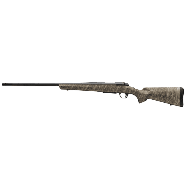 Browning AB3 Rifle, 22" Matte Blued Threaded Sporter Barrel Matte Blued Drilled & Tapped Steel Receiver Fixed w/Textured Grip Panels Mossy Oak Bottomland Composite Stock 4+1rd 30-06 Springfield - 035841226 Browning AB3 Rifle, 22" Matte Blued Threaded Sporter Barrel Matte Blued Drilled & Tapped Steel Receiver Fixed w/Textured Grip Panels Mossy Oak Bottomland Composite Stock 4+1rd 30-06 Springfield - 035841226