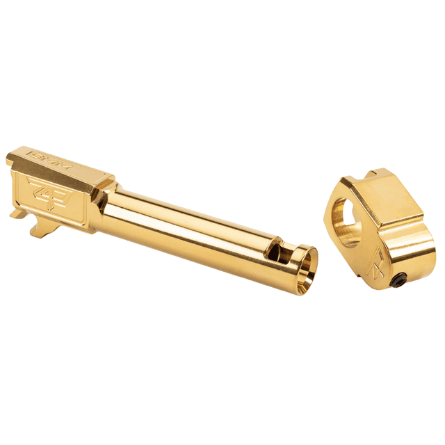 Zaffiri Precision Threadless Compensator, Gold 17-4 Stainless Steel 1:10" Twist 9mm Fits Sig P365 - ZP.365BTCG Zaffiri Precision Threadless Compensator, Gold 17-4 Stainless Steel 1:10" Twist 9mm Fits Sig P365 - ZP.365BTCG