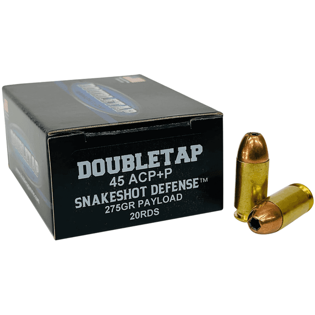 DoubleTap Ammunition Snake Shot Ammo, 20 Per Box/50 Case 45 ACP - 45ASS20 DoubleTap Ammunition Snake Shot Ammo, 20 Per Box/50 Case 45 ACP - 45ASS20