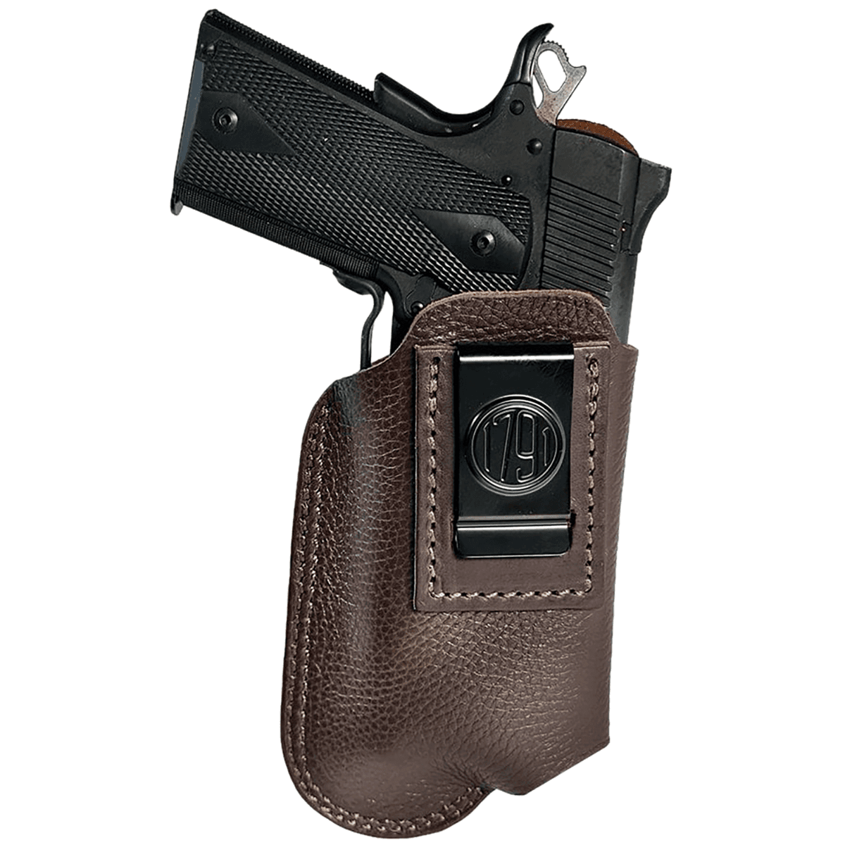 1791 Gunleather Optic Ready Light Bearing Fair Chasing Holster, IWB Size 03 Brown Right Hand - ORLBFCD3LBRWR 1791 Gunleather Optic Ready Light Bearing Fair Chasing Holster, IWB Size 03 Brown Right Hand - ORLBFCD3LBRWR
