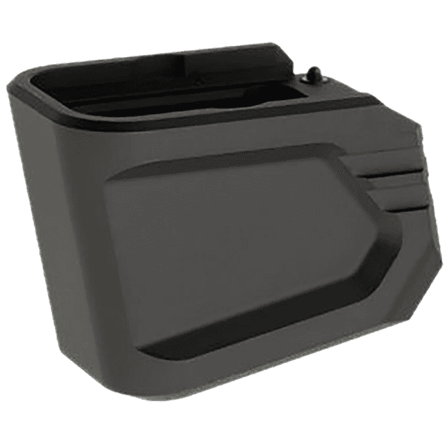Tyrant CNC Magazine Extension, Black Aerospace Grade Aluminum Fits Glock 19/23 Gen 4/5 - TDG19MAGEXBLK Tyrant CNC Magazine Extension, Black Aerospace Grade Aluminum Fits Glock 19/23 Gen 4/5 - TDG19MAGEXBLK