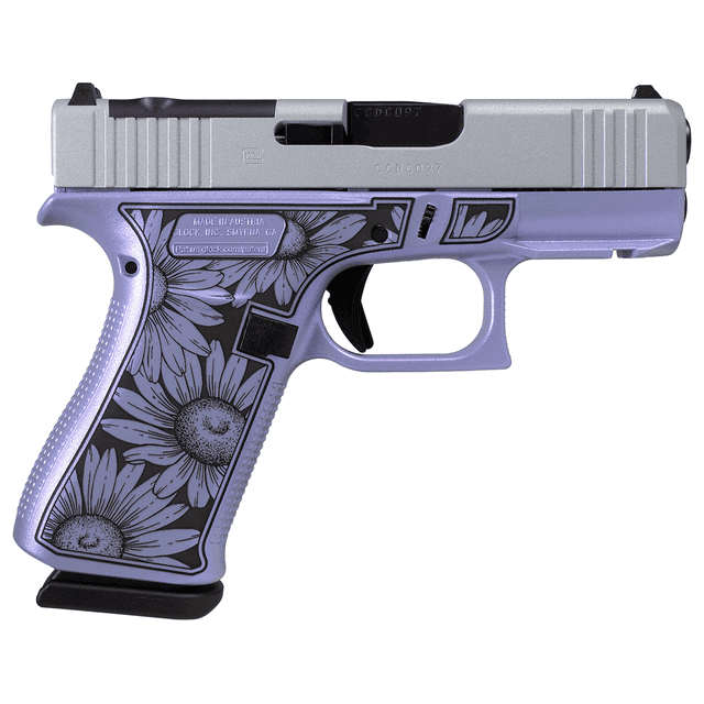 Glock UX4350204FRMOSNDAISYPU G43X MOS Miss Daisy Sub-Compact Frame 9mm Handgun Glock UX4350204FRMOSNDAISYPU G43X MOS Miss Daisy Sub-Compact Frame 9mm Handgun