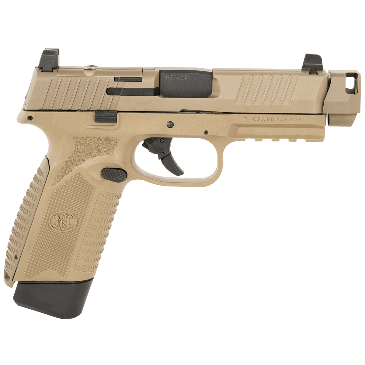 FN 66102136 510 MRD Compensated 45 ACP 15+1 4.43" EDC Handgun FN 66102136 510 MRD Compensated 45 ACP 15+1 4.43" EDC Handgun