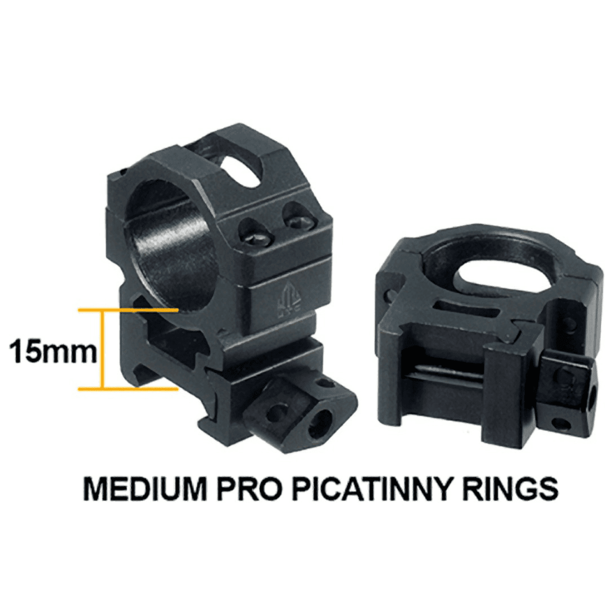 UTG Medium Profile Scope Rings, Black 1" Tube Picatinny QD Twist Lock 2 Piece Includes Allen Wrench 3mm - RG2W1154 UTG Medium Profile Scope Rings, Black 1" Tube Picatinny QD Twist Lock 2 Piece Includes Allen Wrench 3mm - RG2W1154