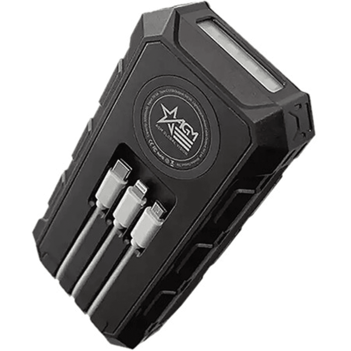 AGM Global Vision Solar Power Bank, Black 5V 8-10 Hrs 30,000 mAh Battery - 6628XPB31 AGM Global Vision Solar Power Bank, Black 5V 8-10 Hrs 30,000 mAh Battery - 6628XPB31