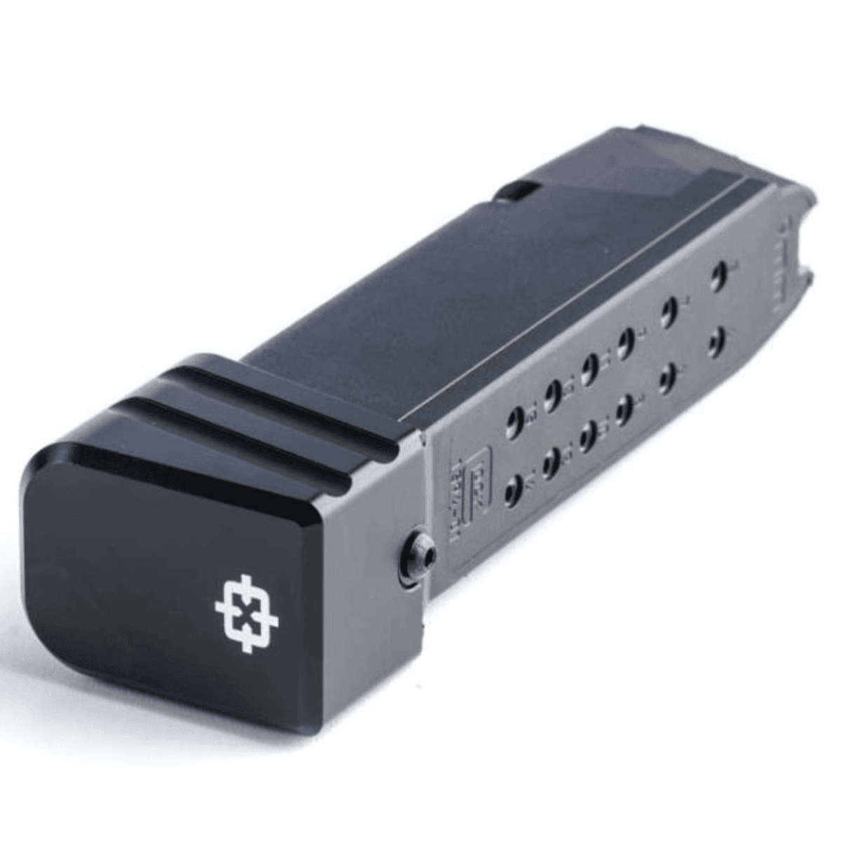 Cross Armory Magazine Extension, Black Aluminum Fits Glock 19/23/32 Gen 1-5 - CRG+0MEG19BK Cross Armory Magazine Extension, Black Aluminum Fits Glock 19/23/32 Gen 1-5 - CRG+0MEG19BK