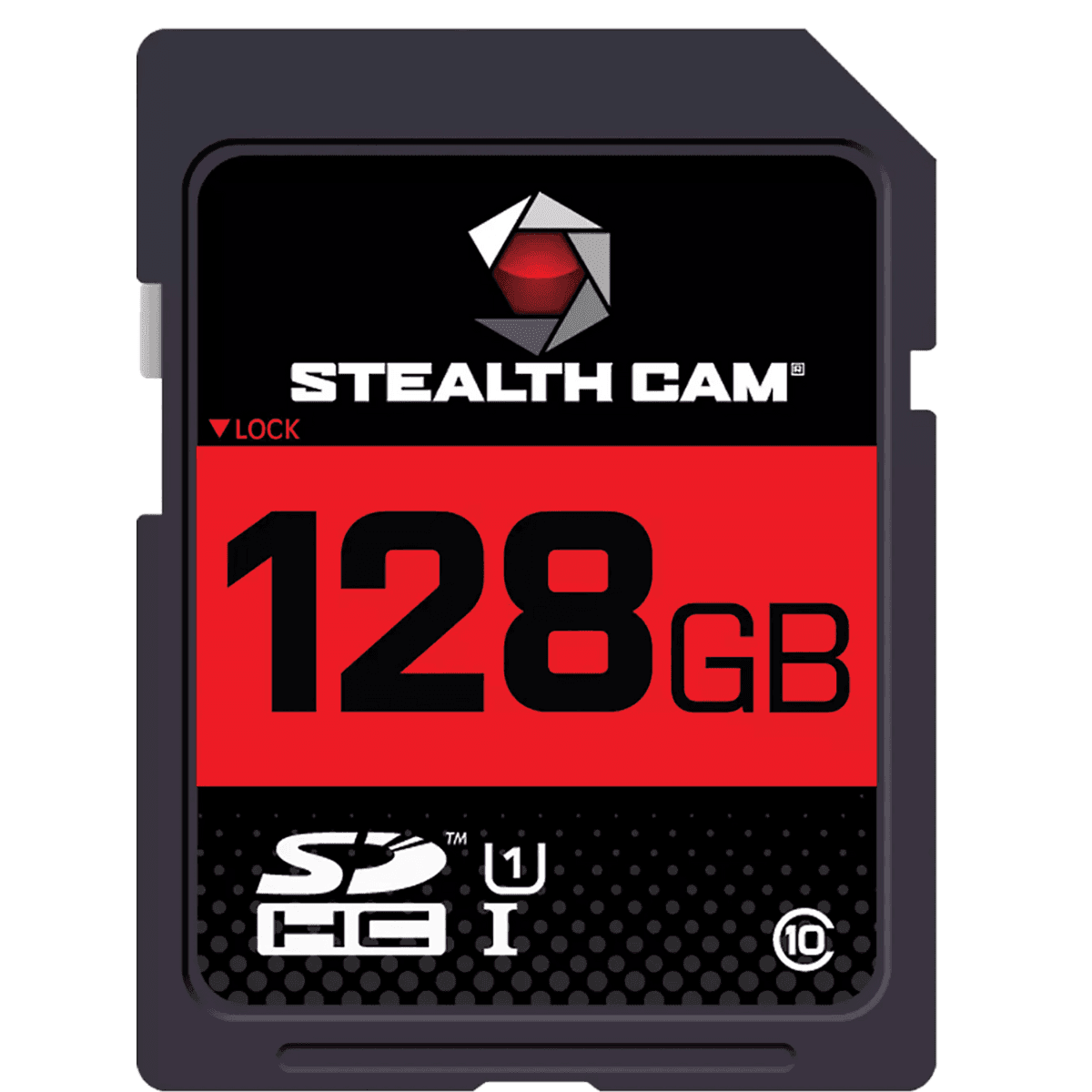 Walker's SD Card, Black/Red Stores Pictures/Video 128GB Fits Stealth Cam Revolver / Revolver Pro - STC128GB Walker's SD Card, Black/Red Stores Pictures/Video 128GB Fits Stealth Cam Revolver / Revolver Pro - STC128GB