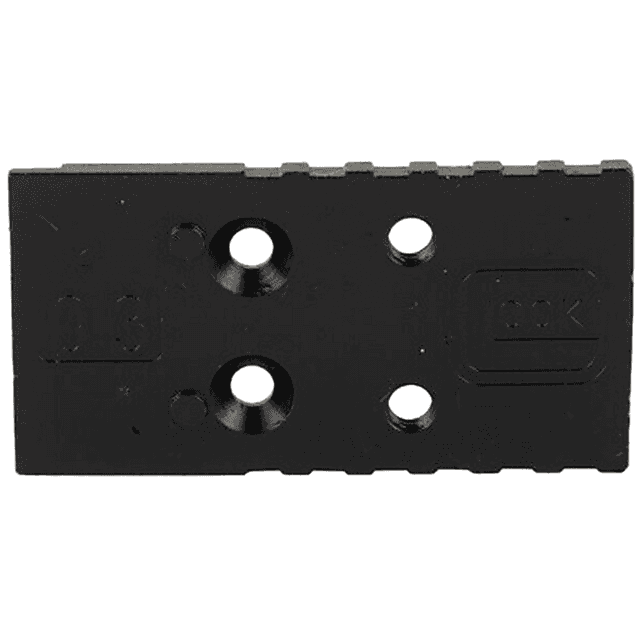 Glock MOS Adapter Plate 03, 5.50" L Black 9mm Fits MOS Pistol: G17, G19, G45, G47, G34 - 74010 Glock MOS Adapter Plate 03, 5.50" L Black 9mm Fits MOS Pistol: G17, G19, G45, G47, G34 - 74010
