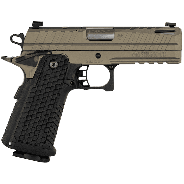 Live Free Armory LFAPF712086 Apollo 11 Compact 9mm 17+1 4.15" Stainless Match Pistol Live Free Armory LFAPF712086 Apollo 11 Compact 9mm 17+1 4.15" Stainless Match Pistol