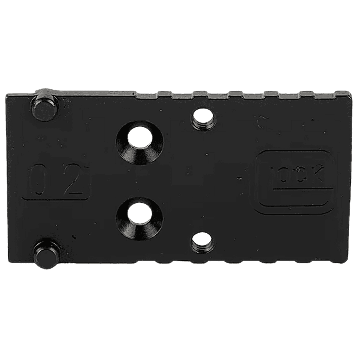 Glock MOS Adapter Plate 02, 5.50" L Black 9mm Fits G17, G19, G45, G47, G34 - 74009 Glock MOS Adapter Plate 02, 5.50" L Black 9mm Fits G17, G19, G45, G47, G34 - 74009