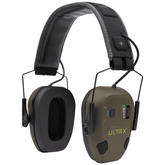 Allen Bionic Fuse Earmuff, Over the Head Flat Dark Earth Bluetooth Enabled - 4170 Allen Bionic Fuse Earmuff, Over the Head Flat Dark Earth Bluetooth Enabled - 4170