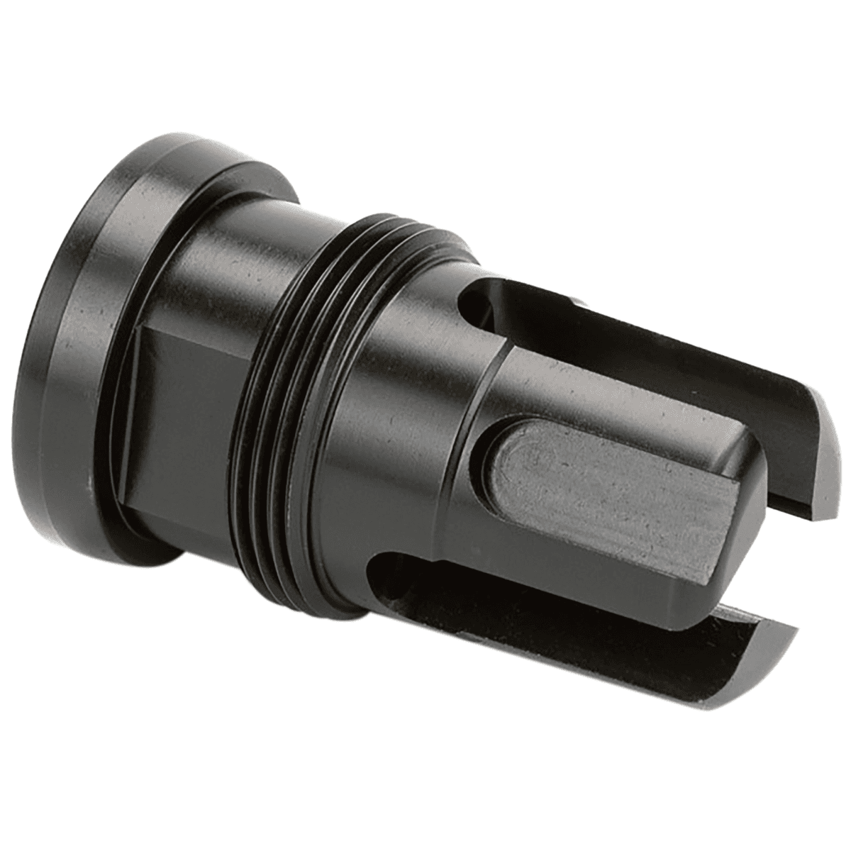 Griffin Armament Minimalist Taper Mount Flash Suppressor, Black 17-4 Stainless Steel with 5/8"-24 tpi Threads 1.80" OAL & 1.07" Diameter for 30 Cal - TMMFH5824 Griffin Armament Minimalist Taper Mount Flash Suppressor, Black 17-4 Stainless Steel with 5/8"-24 tpi Threads 1.80" OAL & 1.07" Diameter for 30 Cal - TMMFH5824