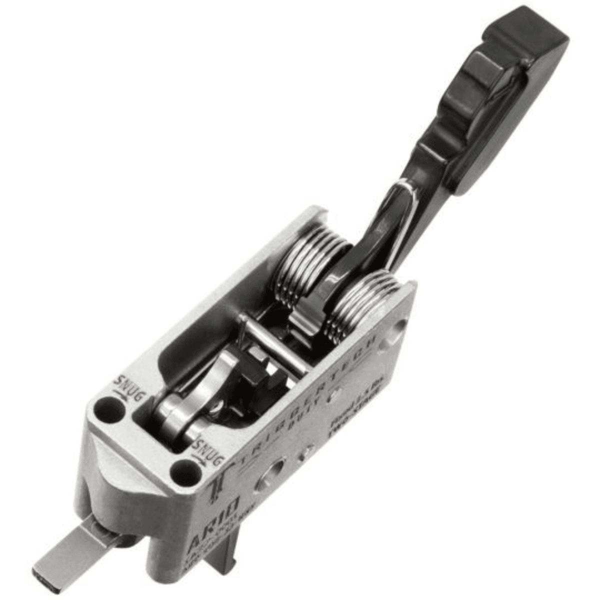 TriggerTech Duty Flat Trigger, Stainless Steel Two-Stage 3.50 lbs Draw Weight Fits AR-10 - AHTTDB33NNF TriggerTech Duty Flat Trigger, Stainless Steel Two-Stage 3.50 lbs Draw Weight Fits AR-10 - AHTTDB33NNF