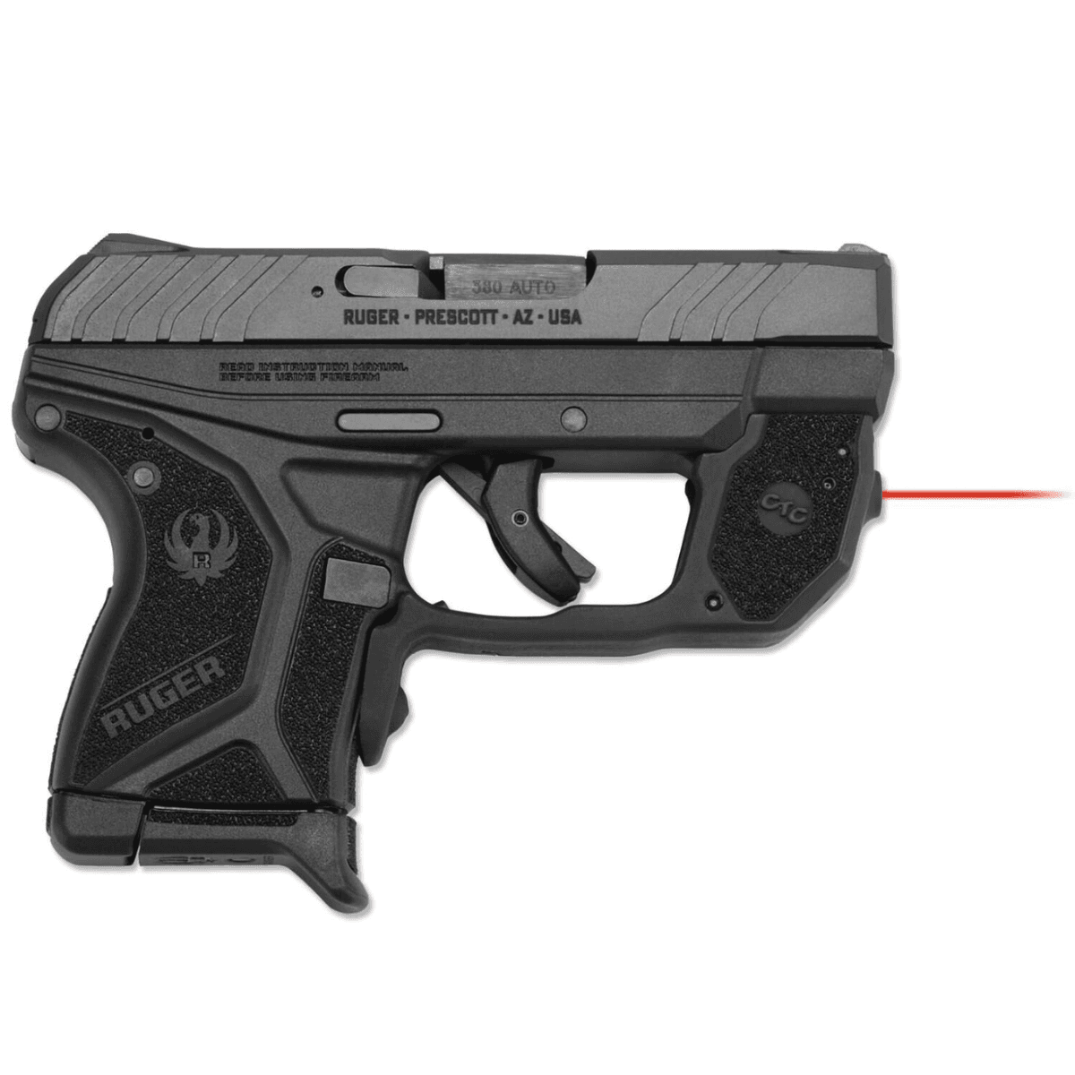 Crimson Trace LG-497 Laserguard, Black Polymer Water Resistant Red Laser Ruger LCP II - 0173101 Crimson Trace LG-497 Laserguard, Black Polymer Water Resistant Red Laser Ruger LCP II - 0173101