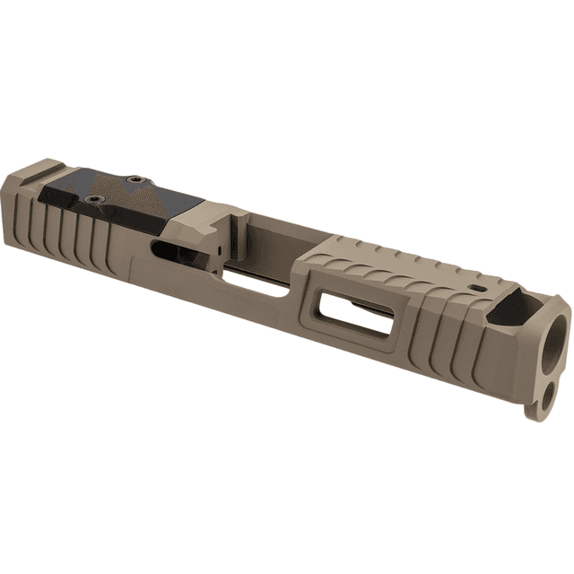 Zaffiri Precision ZPS.IBS Custom Slide, Flat Dark Earth 17-4 Stainless Steel Fits Glock 43/43x - ZPS.B.43.FDE Zaffiri Precision ZPS.IBS Custom Slide, Flat Dark Earth 17-4 Stainless Steel Fits Glock 43/43x - ZPS.B.43.FDE