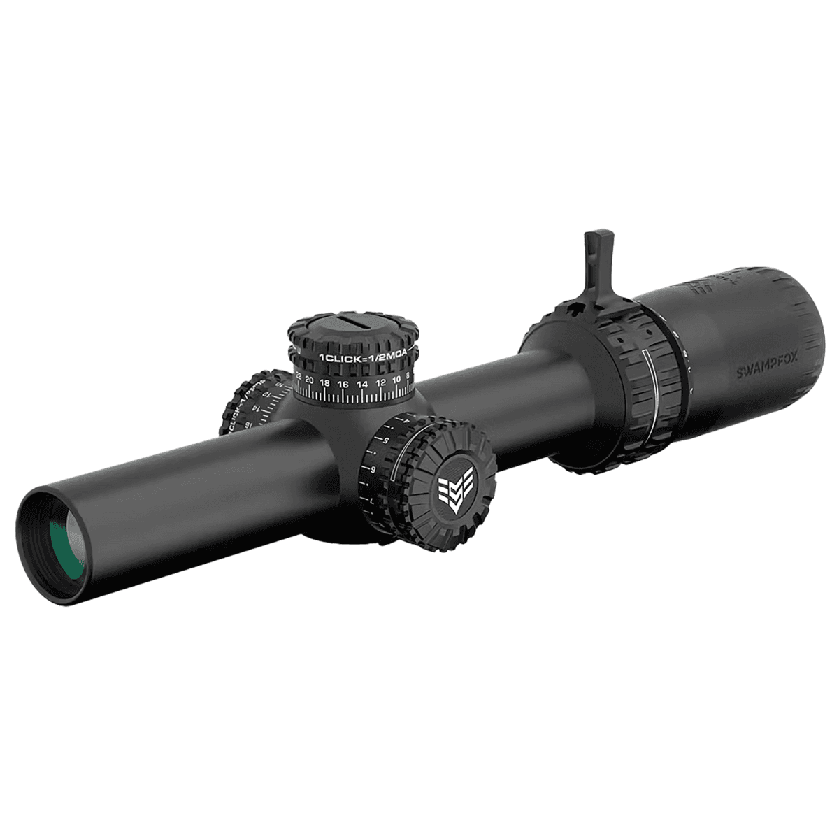 Swampfox Optics Arrowhead Rifle Scope, Black 1-6x24mm 30mm Tube Guerrilla Dot MIL Green Reticle Waterproof Fully Multi-Coated / Anti-Fog / Hydrophobic - ARH16241GL Swampfox Optics Arrowhead Rifle Scope, Black 1-6x24mm 30mm Tube Guerrilla Dot MIL Green Reticle Waterproof Fully Multi-Coated / Anti-Fog / Hydrophobic - ARH16241GL