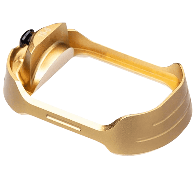 Tyrant CNC Magwell, Gold Aluminum Fits Glock 19 Gen 5 - TDG19G5MWGOLDBLKSCREW Tyrant CNC Magwell, Gold Aluminum Fits Glock 19 Gen 5 - TDG19G5MWGOLDBLKSCREW