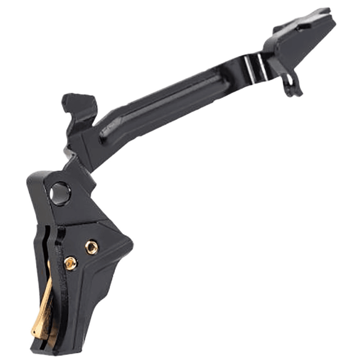 Tyrant CNC I.T.T.S Trigger/Bar, Black/Gold Aluminum Fits Glock Gen3-4 - TDGTRIG34BLACKGOLDBAR Tyrant CNC I.T.T.S Trigger/Bar, Black/Gold Aluminum Fits Glock Gen3-4 - TDGTRIG34BLACKGOLDBAR
