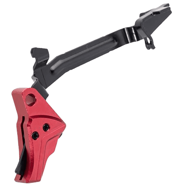 Tyrant CNC I.T.T.S Trigger/Bar, Red/Black Aluminum Fits Glock Gen3-4 - TDGTRIG34REDBLACKBAR Tyrant CNC I.T.T.S Trigger/Bar, Red/Black Aluminum Fits Glock Gen3-4 - TDGTRIG34REDBLACKBAR