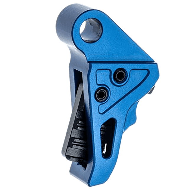 Tyrant CNC I.T.T.S Trigger, Blue/Black Aluminum Fits Springfield Hellcat Pro - TDHCATTRIGBLUE/BLK Tyrant CNC I.T.T.S Trigger, Blue/Black Aluminum Fits Springfield Hellcat Pro - TDHCATTRIGBLUE/BLK