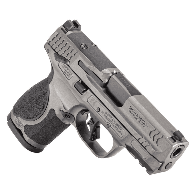 Smith & Wesson M&P M2.0 Pistol, 3.60" Black Armornite Steel Barrel Tungsten Gray Cerakote C.O.R.E. Optic System Stainless Steel Slide Tungsten Gray Cerakote Aluminum Frame w/Picatinny Rail Textured Grip Compact Frame 10+1rd 9mm Luger - 14106 Smith & Wesson M&P M2.0 Pistol, 3.60" Black Armornite Steel Barrel Tungsten Gray Cerakote C.O.R.E. Optic System Stainless Steel Slide Tungsten Gray Cerakote Aluminum Frame w/Picatinny Rail Textured Grip Compact Frame 10+1rd 9mm Luger - 14106