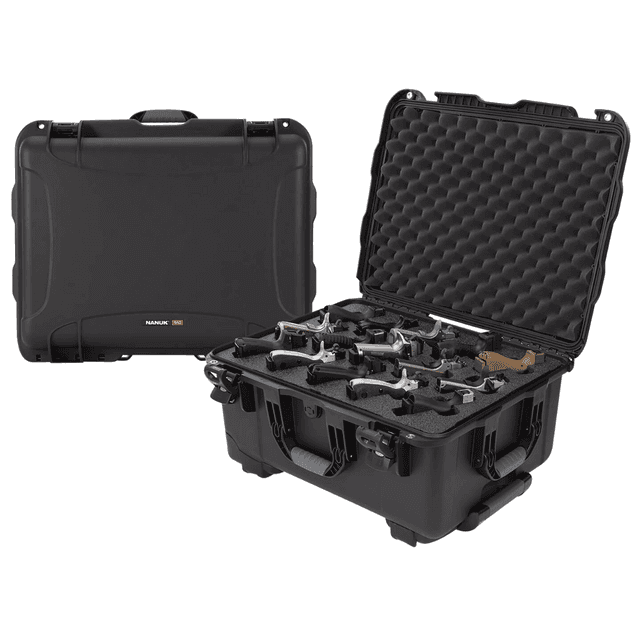 Nanuk 950 15 Up Gun Case, Black Polymer w/ Closed-Cell Foam Padding 20.50" L × 15.30" W × 10.10" H Interior Dimensions - 95015UP1 Nanuk 950 15 Up Gun Case, Black Polymer w/ Closed-Cell Foam Padding 20.50" L × 15.30" W × 10.10" H Interior Dimensions - 95015UP1