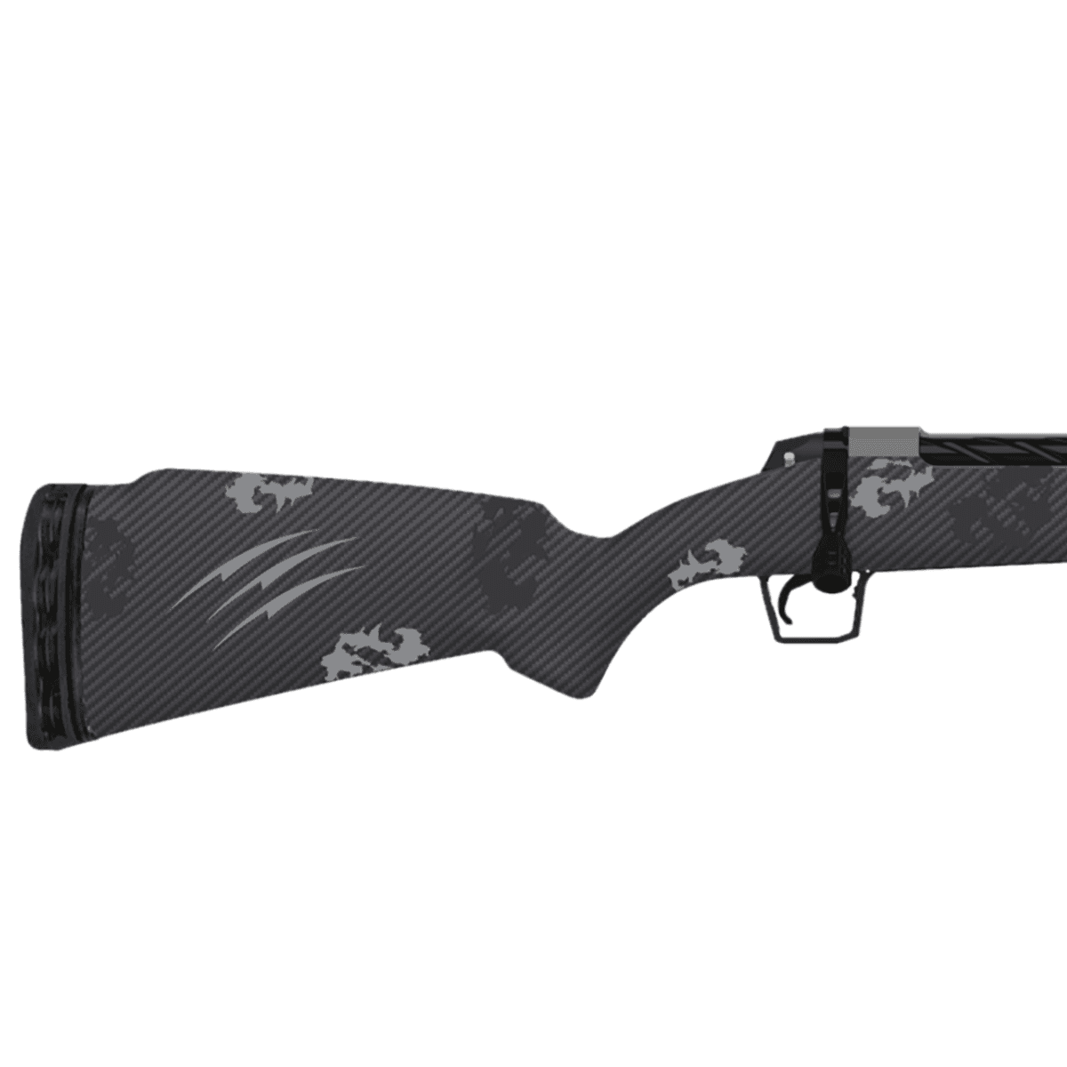 Fierce Firearms Twisted Rogue Rifle, 18" Tungsten Cerakote Steel Threaded Barrel Drilled & Tapped Steel Receiver LR Negative Comb Phantom Camo Carbon Fiber Stock 308 Win - TWROG308WIN18GP Fierce Firearms Twisted Rogue Rifle, 18" Tungsten Cerakote Steel Threaded Barrel Drilled & Tapped Steel Receiver LR Negative Comb Phantom Camo Carbon Fiber Stock 308 Win - TWROG308WIN18GP