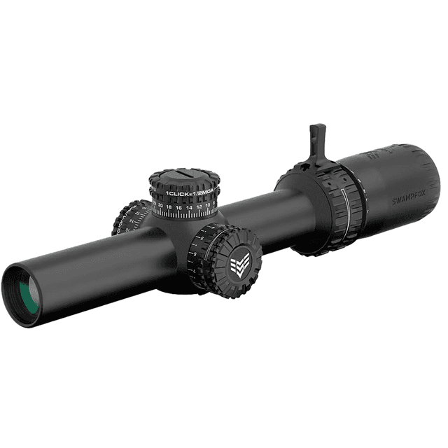 Swampfox Optics Arrowhead Rifle Scope, Black 1-10x24mm 30mm Tube Guerrilla Dot MOA Red Reticle Waterproof Fully Multi-Coated / Anti-Fog / Hydrophobic - ARH11024M Swampfox Optics Arrowhead Rifle Scope, Black 1-10x24mm 30mm Tube Guerrilla Dot MOA Red Reticle Waterproof Fully Multi-Coated / Anti-Fog / Hydrophobic - ARH11024M