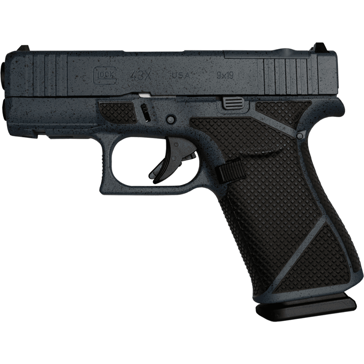 Glock UX4350204FRMOSNURBST G43X MOS Slim Sub-Compact Frame 9mm Luger 10+1 3.41" Custom Pistol Glock UX4350204FRMOSNURBST G43X MOS Slim Sub-Compact Frame 9mm Luger 10+1 3.41" Custom Pistol