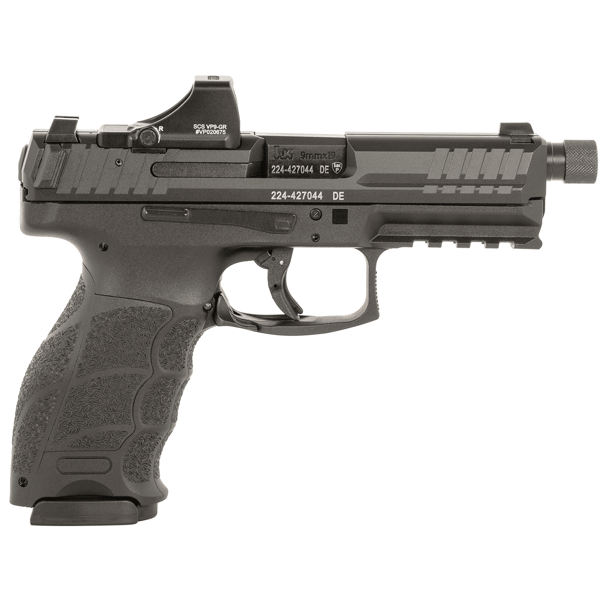 HK 81000870 VP9 Tactical 9mm Luger 17+1 4.70" Black Threaded Barrel Pistol HK 81000870 VP9 Tactical 9mm Luger 17+1 4.70" Black Threaded Barrel Pistol