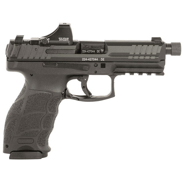 HK 81000870 VP9 Tactical 9mm Luger 17+1 4.70" Black Threaded Barrel Pistol HK 81000870 VP9 Tactical 9mm Luger 17+1 4.70" Black Threaded Barrel Pistol