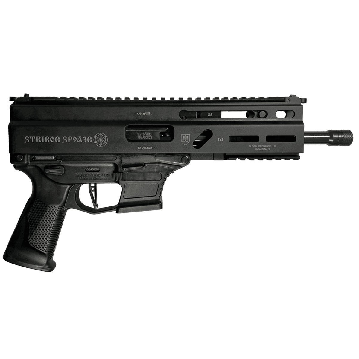 Grand Power 8588005808545 SP9A3G Stribog 9mm Luger 30+1 8" Handgun Grand Power 8588005808545 SP9A3G Stribog 9mm Luger 30+1 8" Handgun
