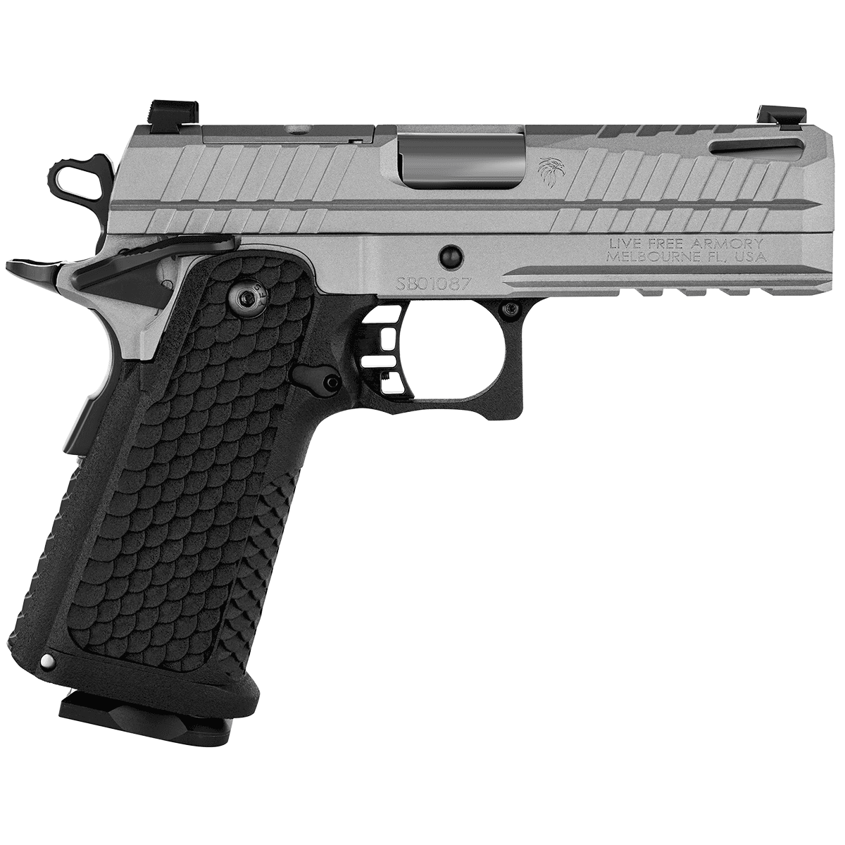 Live Free Armory LFAPF812076 Apollo 11 Compact 9mm 17+1 4.15" Handgun Live Free Armory LFAPF812076 Apollo 11 Compact 9mm 17+1 4.15" Handgun