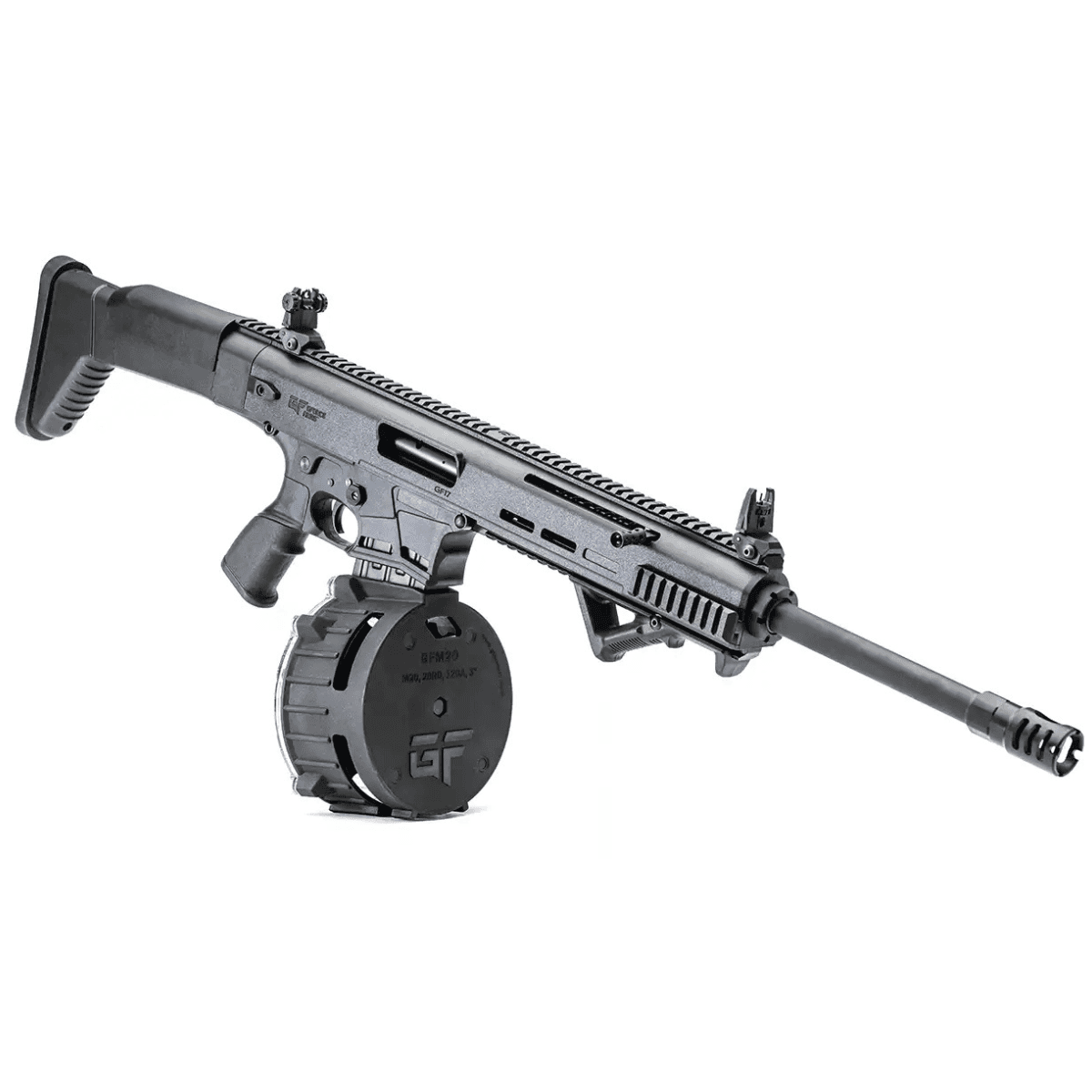 Gforce Arms 20rd Drum Magazine, Black Steel/Polymer Fits Akdal MKA 1919 - GFDRUM2012 Gforce Arms 20rd Drum Magazine, Black Steel/Polymer Fits Akdal MKA 1919 - GFDRUM2012