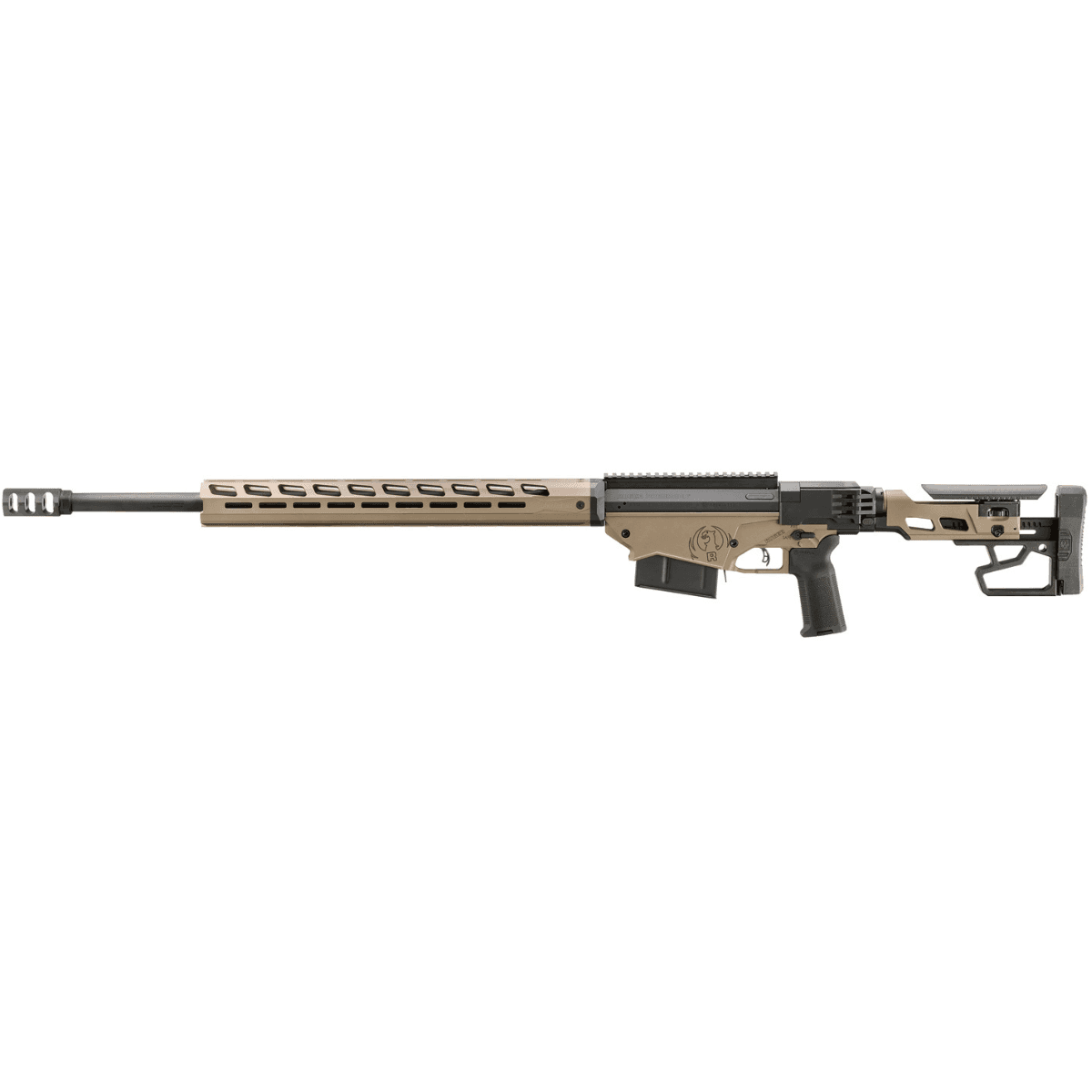 Ruger Precision Rifle, 26" Black Heavy Contour Threaded Barrel Smoked Bronze Cerakote Picatinny Rail Stainless Steel Receiver M-LOK Handguard Adj Folding Black Stock Black Magpul K2-XL Grip 10+1rd 300 Win Mag - 18106 Ruger Precision Rifle, 26" Black Heavy Contour Threaded Barrel Smoked Bronze Cerakote Picatinny Rail Stainless Steel Receiver M-LOK Handguard Adj Folding Black Stock Black Magpul K2-XL Grip 10+1rd 300 Win Mag - 18106