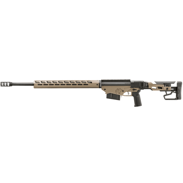Ruger Precision Rifle, 26" Black Heavy Contour Threaded Barrel Smoked Bronze Cerakote Picatinny Rail Stainless Steel Receiver M-LOK Handguard Adj Folding Black Stock Black Magpul K2-XL Grip 10+1rd 300 Win Mag - 18106 Ruger Precision Rifle, 26" Black Heavy Contour Threaded Barrel Smoked Bronze Cerakote Picatinny Rail Stainless Steel Receiver M-LOK Handguard Adj Folding Black Stock Black Magpul K2-XL Grip 10+1rd 300 Win Mag - 18106