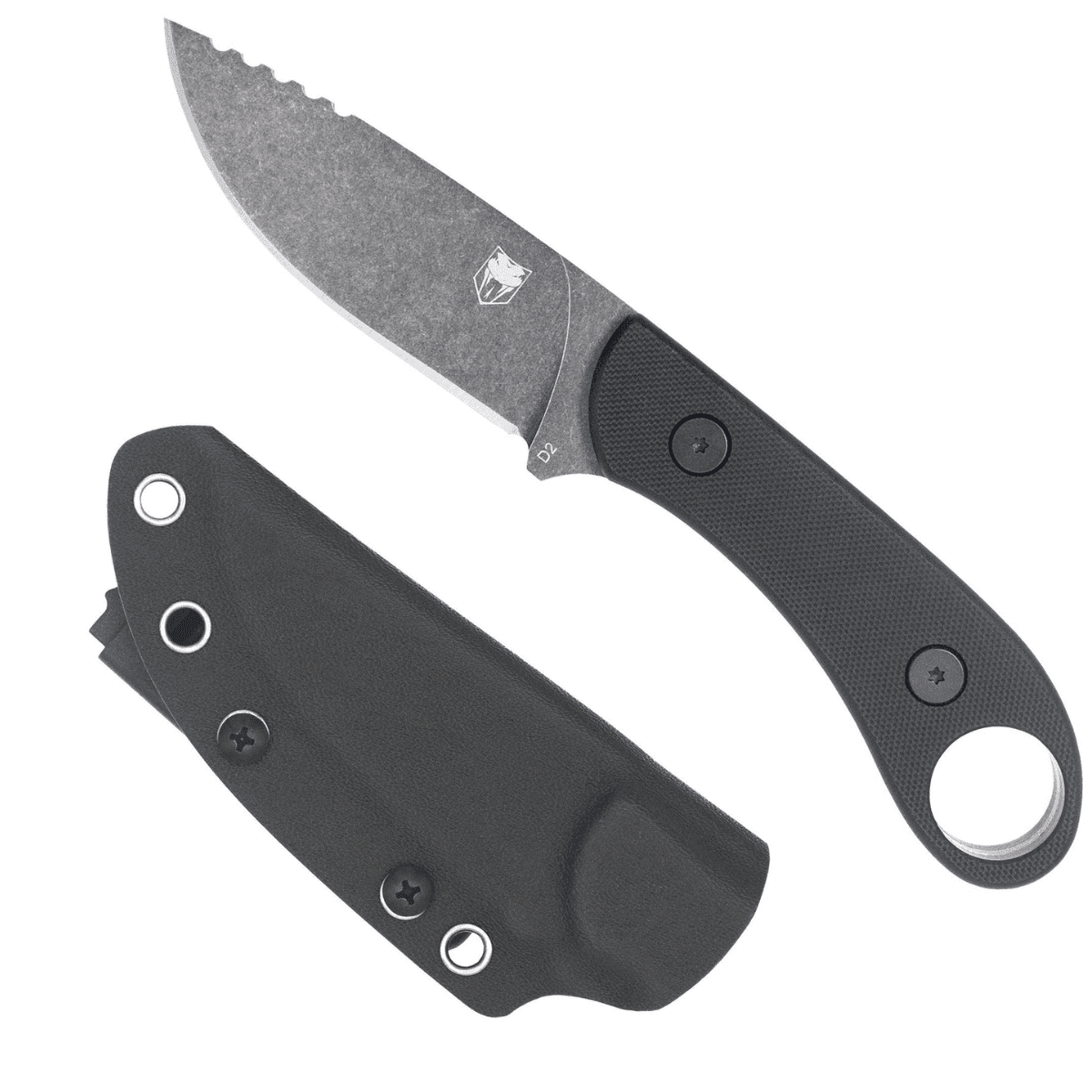 CobraTec Knives Skinner Gen II Knife, 3.50" Folding Plain Stonewashed D2 Steel Blade 4.31" Black w/Finger Ring G10 Scales Handle - SD2DNSBLKGEN2 CobraTec Knives Skinner Gen II Knife, 3.50" Folding Plain Stonewashed D2 Steel Blade 4.31" Black w/Finger Ring G10 Scales Handle - SD2DNSBLKGEN2