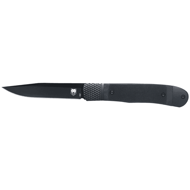 CobraTec Knives Trapper Knife, Small 3.13" Folding Plain 154CM SS Blade 4.25" Black G10 Handle - CTTHRG10BKO CobraTec Knives Trapper Knife, Small 3.13" Folding Plain 154CM SS Blade 4.25" Black G10 Handle - CTTHRG10BKO