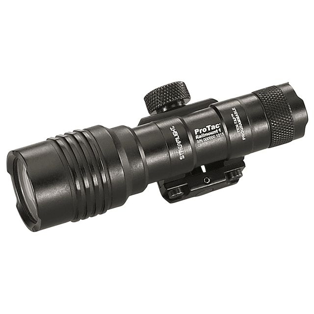Streamlight 88058 ProTac Rail Mount 1 Black Anodized Aluminum Rifle 40/350 Lumens, White LED Bulb, 219 Meters Beam, Picatinny Rail Mount Streamlight 88058 ProTac Rail Mount 1 Black Anodized Aluminum Rifle 40/350 Lumens, White LED Bulb, 219 Meters Beam, Picatinny Rail Mount