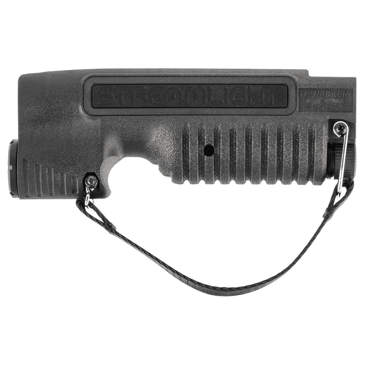 Streamlight 69602 TL-Racker Matte Black Nylon, Fits Mossberg 590 Shockwave Shotgun, 1,000 Lumens White LED Bulb, 283 Meters Beam Streamlight 69602 TL-Racker Matte Black Nylon, Fits Mossberg 590 Shockwave Shotgun, 1,000 Lumens White LED Bulb, 283 Meters Beam