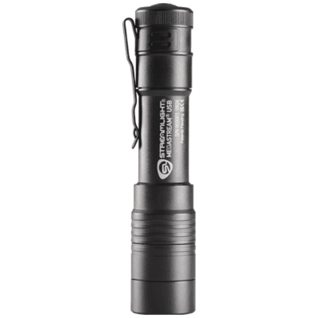 Streamlight MegaStream Flashlight, Black Aluminum White LED 150/500/1800 Lumens 92-322 Meters Beam Distance - 66210 Streamlight MegaStream Flashlight, Black Aluminum White LED 150/500/1800 Lumens 92-322 Meters Beam Distance - 66210