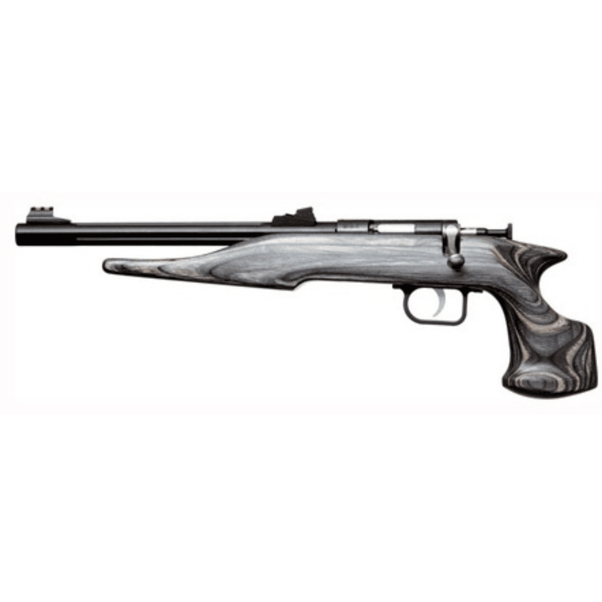 Crickett Adult Hunter Pistol, 9" Threaded Blued Steel Single Shot Barrel Black Laminate Stock 1rd 22 Mag - 41003 Crickett Adult Hunter Pistol, 9" Threaded Blued Steel Single Shot Barrel Black Laminate Stock 1rd 22 Mag - 41003
