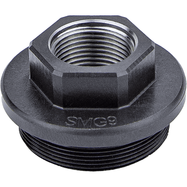 Kgm Suppressors SMG9 Direct Thread Adapter, Black Nitride Steel M13.5x1 LH Threads - A-SMG9-DTA-S-4 Kgm Suppressors SMG9 Direct Thread Adapter, Black Nitride Steel M13.5x1 LH Threads - A-SMG9-DTA-S-4