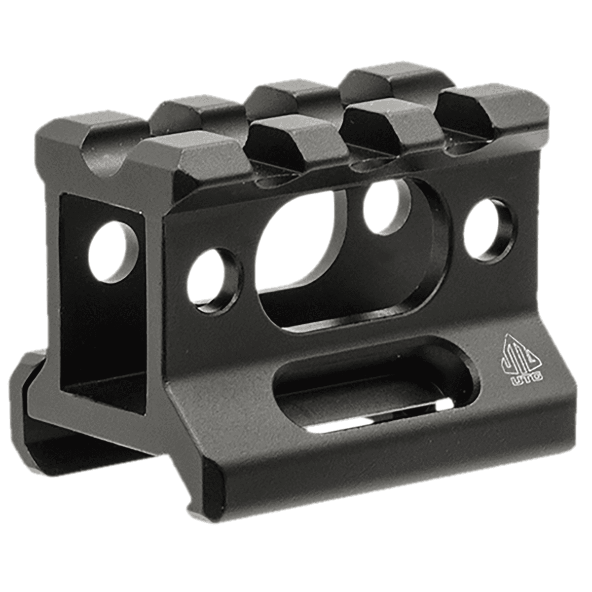 Leapers Picatinny Riser, 1.57" L Matte Black Anodized Aluminum Picatinny/Weaver Mount - MTRSX1S Leapers Picatinny Riser, 1.57" L Matte Black Anodized Aluminum Picatinny/Weaver Mount - MTRSX1S