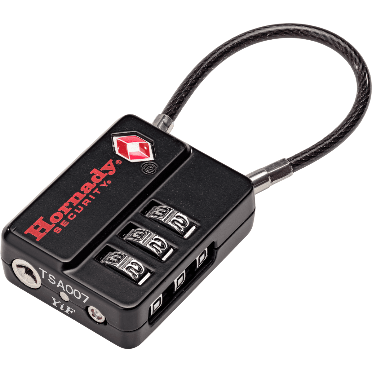 Hornady Flex Micro TSA Lock, Open w/ Combination Black Aluminum - 96023 Hornady Flex Micro TSA Lock, Open w/ Combination Black Aluminum - 96023