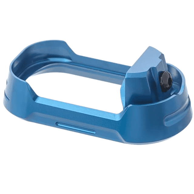 Tyrant CNC Magwell, Blue Aluminum Black Screw Fits Glock 19 Gen 3-4 - TDG19G34MWBLUEBLKSCRW Tyrant CNC Magwell, Blue Aluminum Black Screw Fits Glock 19 Gen 3-4 - TDG19G34MWBLUEBLKSCRW