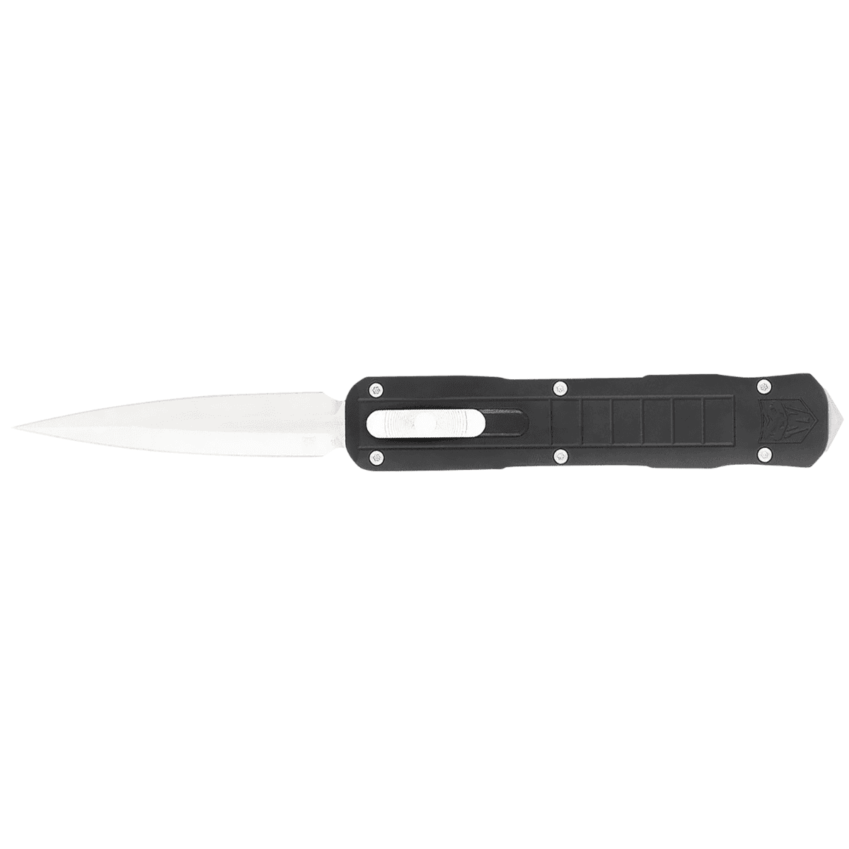 CobraTec Knives Raptor Knife, 3.13" OTF Dagger Plain D2 Steel Blade 4.50" Black Aluminum Handle - CTRPTBLKDAGNS CobraTec Knives Raptor Knife, 3.13" OTF Dagger Plain D2 Steel Blade 4.50" Black Aluminum Handle - CTRPTBLKDAGNS